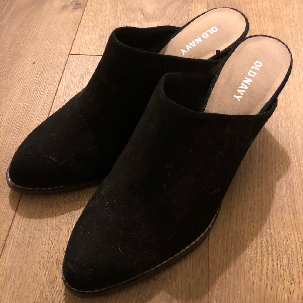 Faux Suede Mule Booties